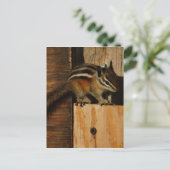 Carte Postale bois et tamia (Debout devant)