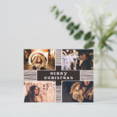 Carte Postale Bois rustique 4 Photo Collage photo Photo de Noël (Debout devant)