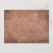 Carte Postale Bois rustique Enregistrer la date Calendrier Coeur (Dos)