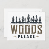 Carte Postale Bois S'il Vous Plaît (Devant / Derrière)