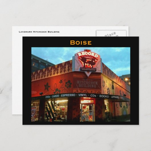 Carte postale Boise (Devant / Derrière)