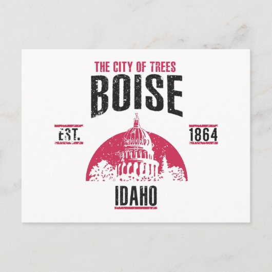 Carte Postale Boise (Devant)