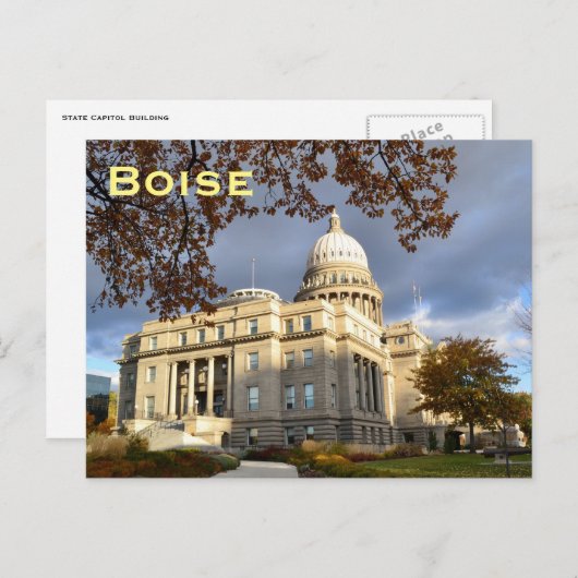 Carte postale Boise (Devant / Derrière)