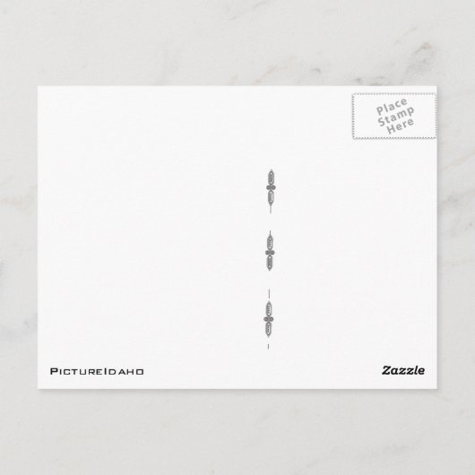 Carte postale Boise Fall (Dos)