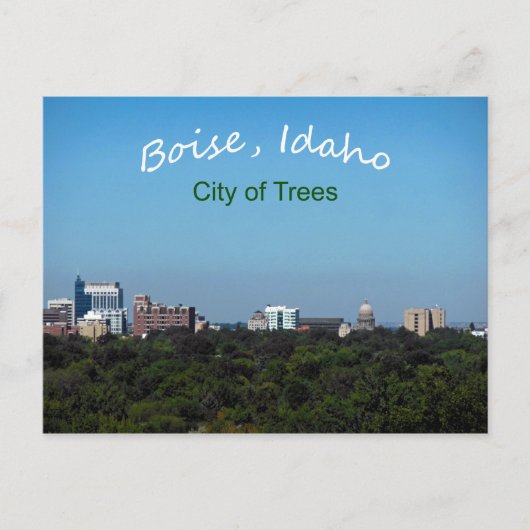 Carte Postale Boise, Idaho (Devant)