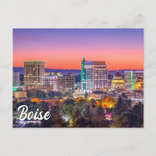 Carte Postale Boise, Idaho, États-Unis (Devant)