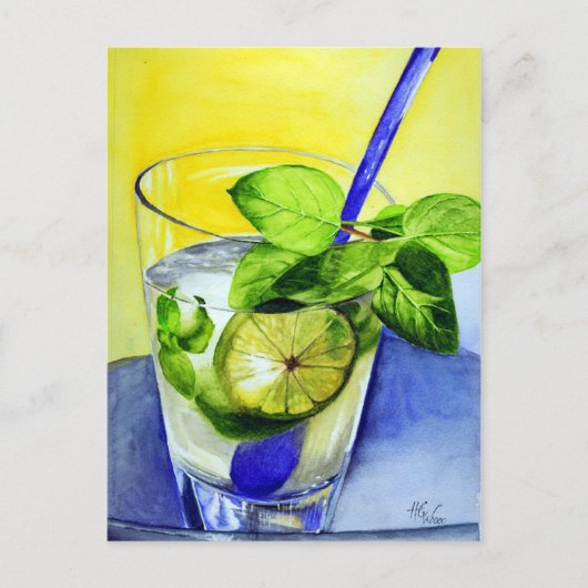 Carte Postale Boisson cool (Devant)