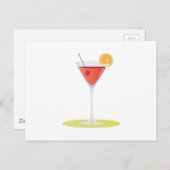 Carte Postale Boisson Cosmo (Devant / Derrière)