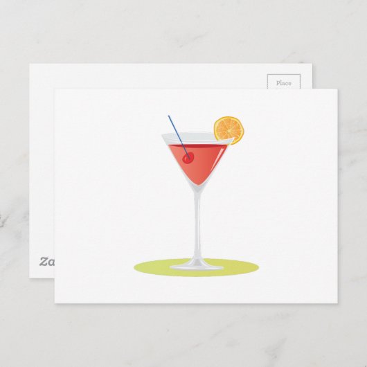 Carte Postale Boisson Cosmo (Devant / Derrière)