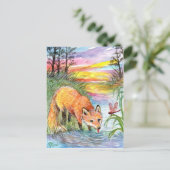 Carte Postale Boisson Fox par Riverside (Debout devant)