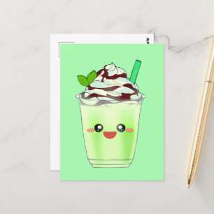 Carte Postale Boisson Matcha Green Tea