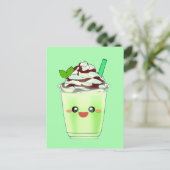 Carte Postale Boisson Matcha Green Tea (Debout devant)
