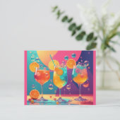 Carte Postale Boissons (Debout devant)