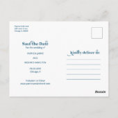 Carte Postale Boissons Gratuites Amusant Mariage Décontracté Enr (Dos)