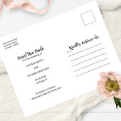 Carte Postale Boissons Gratuites Mariage Décontracté Enregistrer