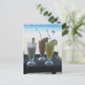 Carte Postale Boissons tropicales (Debout devant)