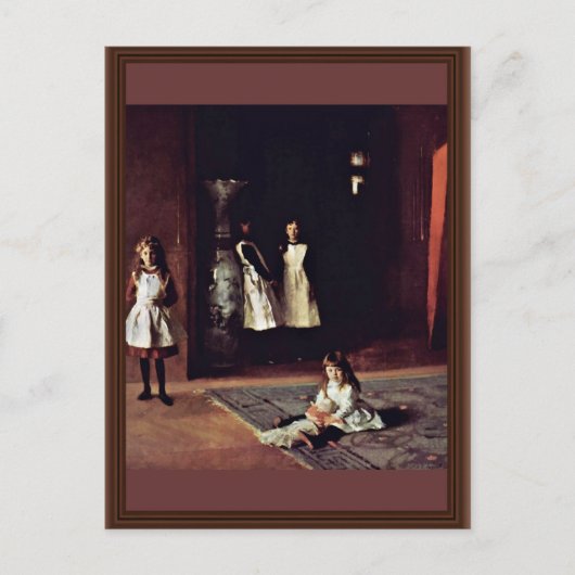 Carte Postale Boit Daughters Par Sargent John Singer (Devant)