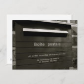 Carte Postale Boite (Devant / Derrière)