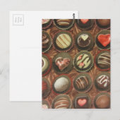 Carte Postale Boîte à chocolat (Devant / Derrière)