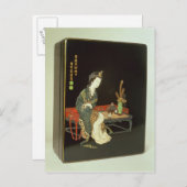 Carte Postale Boîte à écriture de style chinois (Devant / Derrière)