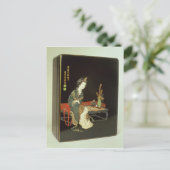 Carte Postale Boîte à écriture de style chinois (Debout devant)