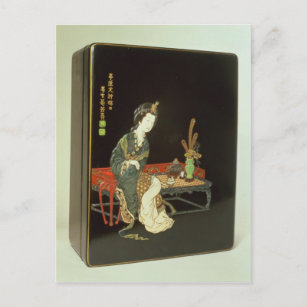 Carte Postale Boîte à écriture de style chinois