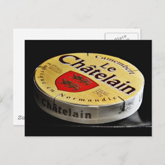 Carte Postale Boîte à fromage Camembert (Devant / Derrière)