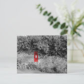 Carte Postale Boîte à lettres murale britannique (Debout devant)