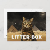 Carte Postale Boîte à litière (Devant / Derrière)
