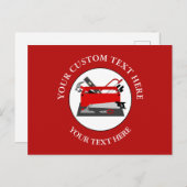 Carte Postale Boîte à outils Handyman (Devant / Derrière)