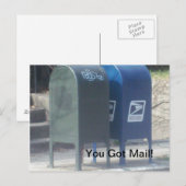 Carte Postale Boîte aux lettres (Devant / Derrière)