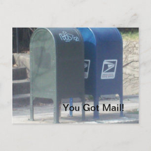 Carte Postale Boîte aux lettres
