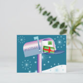 Carte Postale Boîte aux lettres (Debout devant)