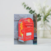 Carte Postale Boîte aux lettres à Copenhague, Danemark (Debout devant)