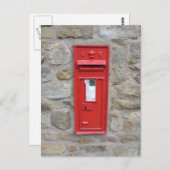 Carte Postale Boîte aux lettres anglaise (Devant / Derrière)