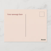 Carte Postale Boîte aux lettres automne saisonnier ajouter un me (Dos)