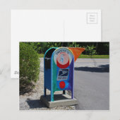 Carte Postale Boîte aux lettres de l'île Captiva - horizontale (Devant / Derrière)