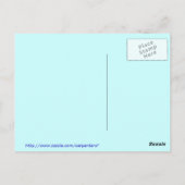 Carte Postale Boîte aux lettres d'hiver (Dos)