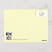 Carte Postale Boîte aux lettres du garçon de messagerie Happy (Dos)