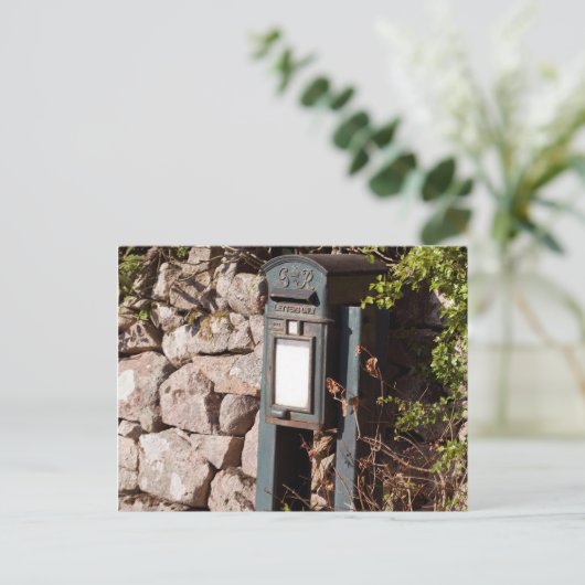 Carte Postale Boîte aux lettres Eskdale Cumbria (Debout devant)