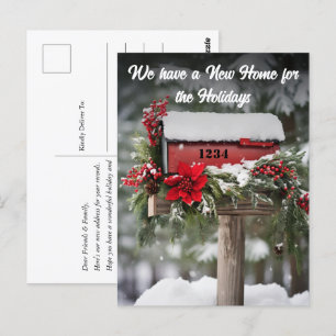 Carte Postale Boîte aux lettres Nouvelle maison vacances Faire-p