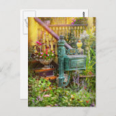 Carte Postale Boîte aux lettres - Pays (Devant / Derrière)