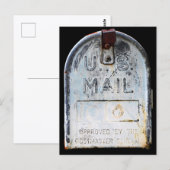 Carte Postale Boîte aux lettres rustique (Devant / Derrière)