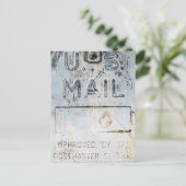 Carte Postale Boîte aux lettres rustique (Debout devant)