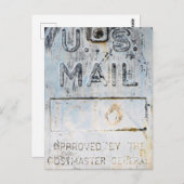 Carte Postale Boîte aux lettres rustique (Devant / Derrière)