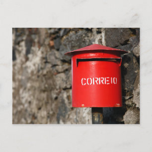 Carte Postale Boîte aux lettres rustique portugaise