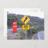 Carte Postale Boîte aux lettres solitaire. (Devant / Derrière)