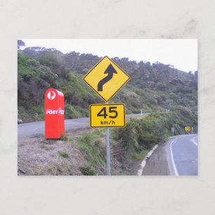 Carte Postale Boîte aux lettres solitaire.