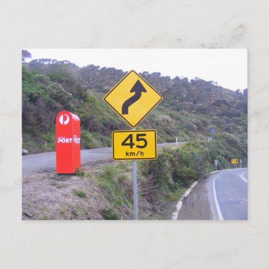 Carte Postale Boîte aux lettres solitaire. (Devant)