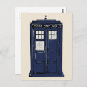 Carte Postale Boîte d'appel publique de police (Devant / Derrière)